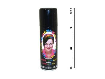 Party spray na vlasy černý - 125 ml - 