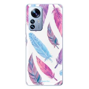 Odolné silikonové pouzdro iSaprio - Feather Pattern 10 - Xiaomi 12 Pro