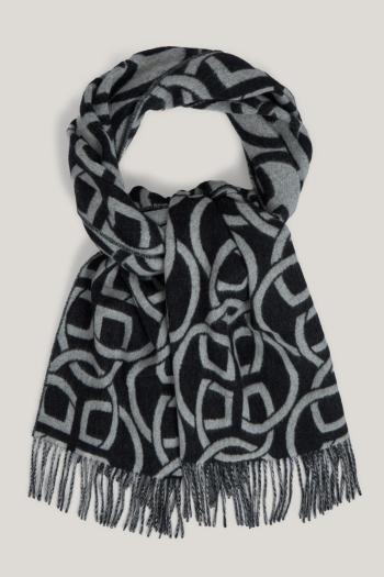 ŠÁLA GANT G PATTERN SCARF BLACK