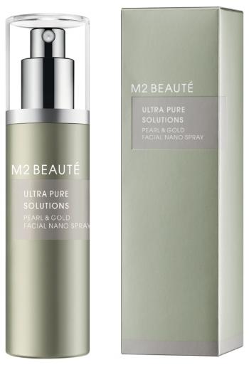 M2 Beauté Rozjasňující pleťové sérum Pearl & Gold Ultra Pure Solutions (Facial Nano Spray) 75 ml