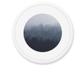 Placka magnet Forest in the fog