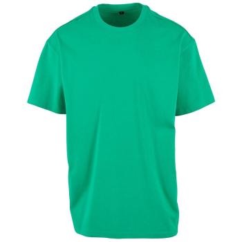 Build Your Brand Pánské tričko Heavy Oversize Tee - Trávově zelená | 3XL