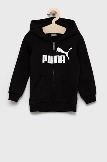 Dětská mikina Puma 586967 černá barva, s potiskem