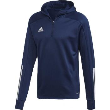 adidas CONDIVO 20 HOODIE Pánská fotbalová mikina, tmavě modrá, velikost