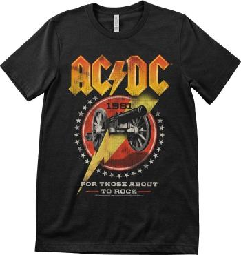 AC/DC Tričko 1983 For those About To Rock Unisex Black L