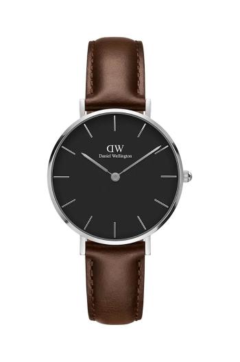 Hodinky Daniel Wellington Classic Petite Bristol 32 hnědá barva, DW00100177