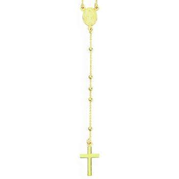 Amen Nadčasový pozlacený náhrdelník růženec Rosary CRO25G