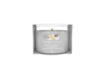 Yankee Candle Votivní svíčka ve skle Smoked Vanilla & Cashmere 37 g