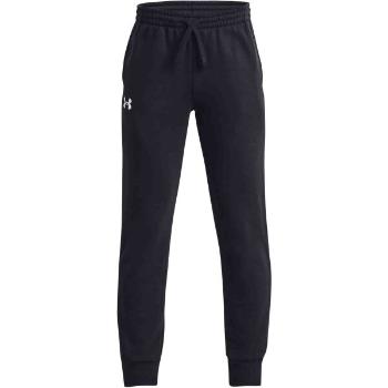 Under Armour RIVAL FLEECE JOGGERS Chlapecké tepláky, černá, velikost