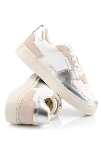 TENISKY GANT JULICE WHITE/SILVER/BEIGE