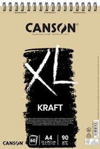 Blok Canson XL Kraft A4 90g