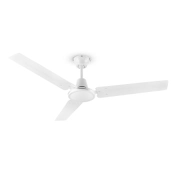 Klarstein Spin Doctor, bílý, 55 W, stropní ventilátor, 122 cm, 3 ramena, nerezavějící ocel