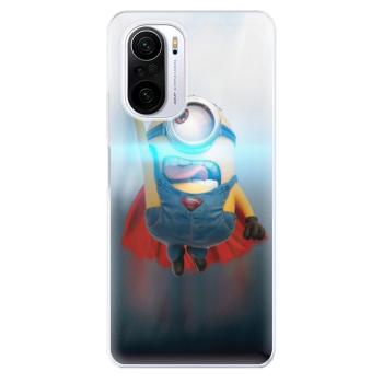 Odolné silikonové pouzdro iSaprio - Mimons Superman 02 - Xiaomi Poco F3