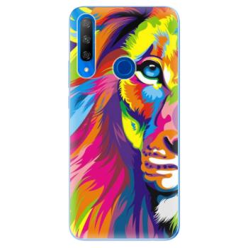 Odolné silikonové pouzdro iSaprio - Rainbow Lion - Huawei Honor 9X