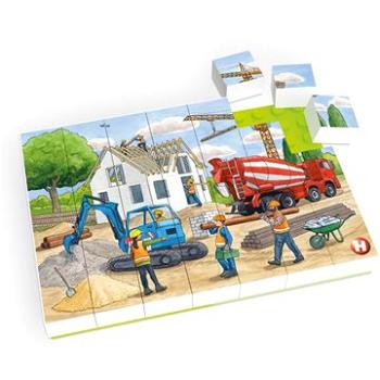 HUBELINO Puzzle-Na staveništi (4250331410207)