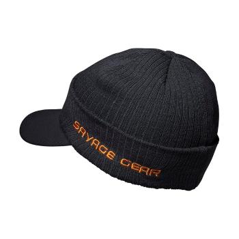 Savage Gear Čepice Peak Beanie One Size Rock Grey