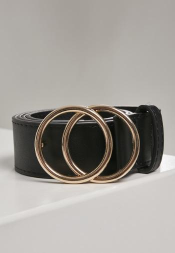 Urban Classics Ring Buckle Belt black - S