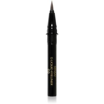 Sensai Designing Liquid Eyeliner Refill tekuté oční linky náplň odstín 02 Deep Brown 0.6 ml