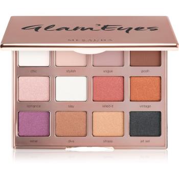 Mesauda Milano Glam'Eyes paleta očních stínů 12x1,2 g