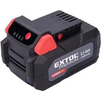 EXTOL PREMIUM baterie akumulátorová GARDEN20V, 4000mAh, 8895782 (8895782)