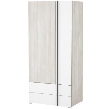 Szekrény Remo RM2 tölgy wilton/fehér/antracit