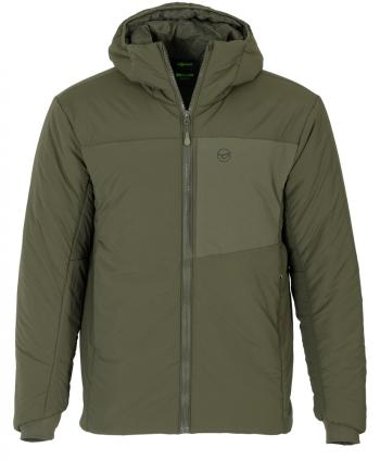 Korda bunda insulated hooded jacket dark olive - xxxl