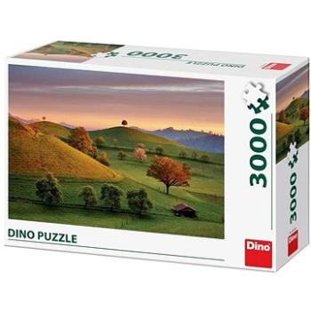 Dino pohádkový východ slunce  3000 puzzle  (8590878563216)