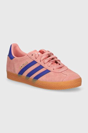 Dětské sneakers boty adidas Originals GAZELLE C růžová barva, ID6556