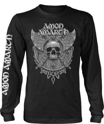 Amon Amarth Tričko Grey Skull Black 2XL