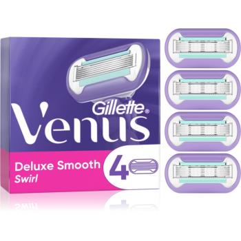 Gillette Venus Deluxe Smooth Swirl náhradní břity 4 ks