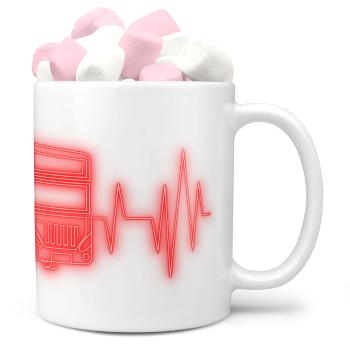 Hrnek Bus Heartbeat (Náplň hrníčku: Marshmallow)