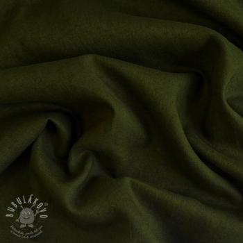 Lenvászon előmosott 170 g army green
