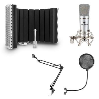 Auna MIC-920, USB, mikrofonní set, V5, mikrofon, otočné rameno, POP filtr, clona