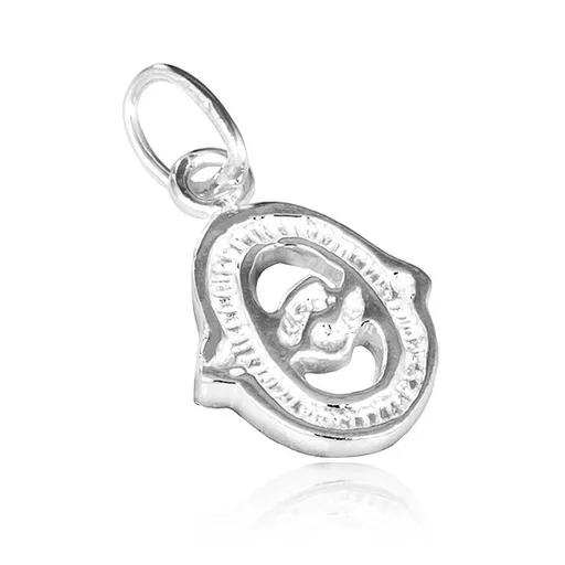 Přívěsek ze stříbra 925 - ozdobné písmeno O