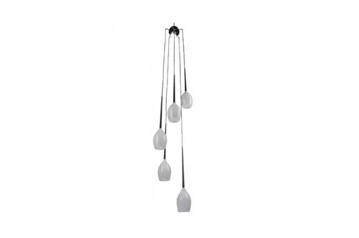 AZzardo IZZA závěsné svítidlo 5x E14 50W bez zdroje 40cm IP20, bílé