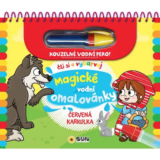 SUN Vodní malování: Červená Karkulka