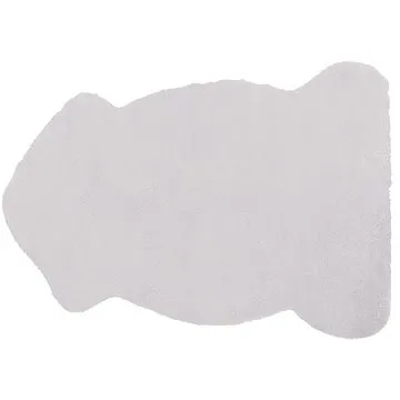 Umělá králičí kůže 60 x 90 cm šedá UNDARA, 295193 (beliani_295193)