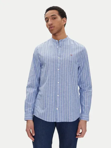 Tommy Jeans pánská modrá košile DM0DM20893 S