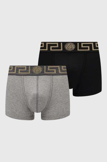 Boxerky Versace 2-pack pánské, černá barva, AU10181 A232741