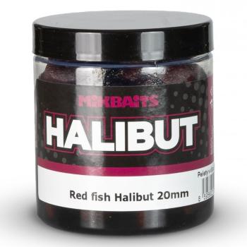 Mikbaits pelety halibutky v dipu 14 mm 250 ml - robin red