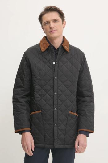 Bunda Barbour 30th Anniversary Liddesdale Quilted Jacket pánská, černá barva, přechodná, MQU1816