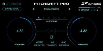 Zynaptiq PITCHSHIFT PRO (Digitální produkt)