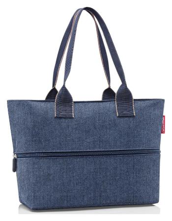 Reisenthel Shopper E1 Herringbone Dark Blue