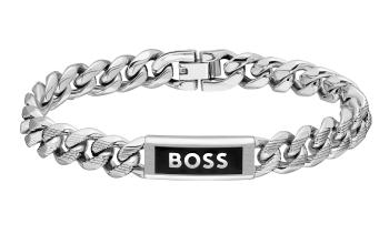 Hugo Boss Pánský ocelový náramek Kassy Emblem 1580679 19 cm