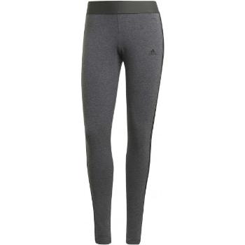 adidas 3-STRIPES LEGGINGS Dámské legíny, tmavě šedá, velikost