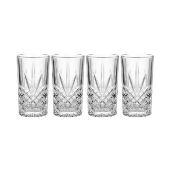 CRYSTAL CLUB Sada sklenic na long drink 330 ml set 4 ks