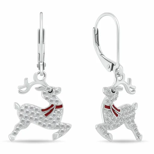 Brilio Silver Hravé stříbrné náušnice Sob EA1246W