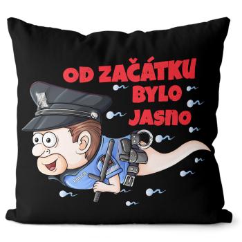 Polštář Policejní spermie (Velikost: 40 x 40 cm)