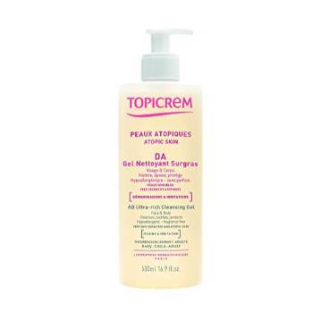 Topicrem Ultra výživný mycí gel AD (Ultra-Rich Cleansing Gel) 500 ml