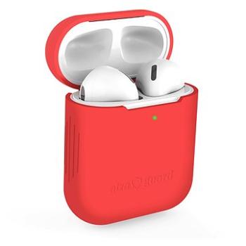 AlzaGuard Skinny Silicone Case pro AirPods 1. a 2. generace červené (AGD-ACSS1R)